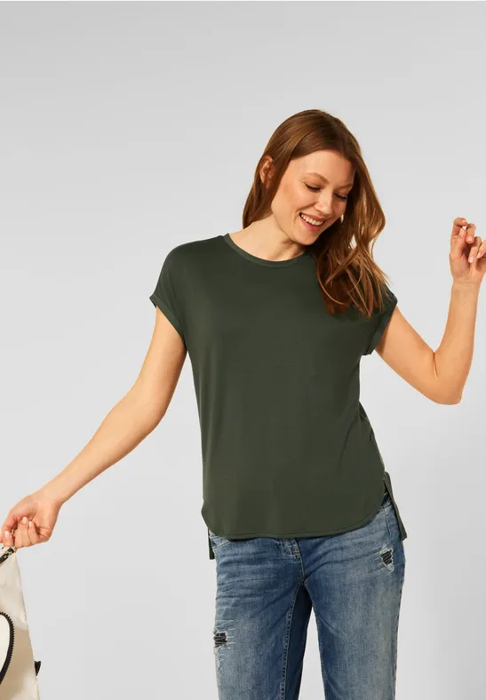 Basic T-Shirt in Unifarbe