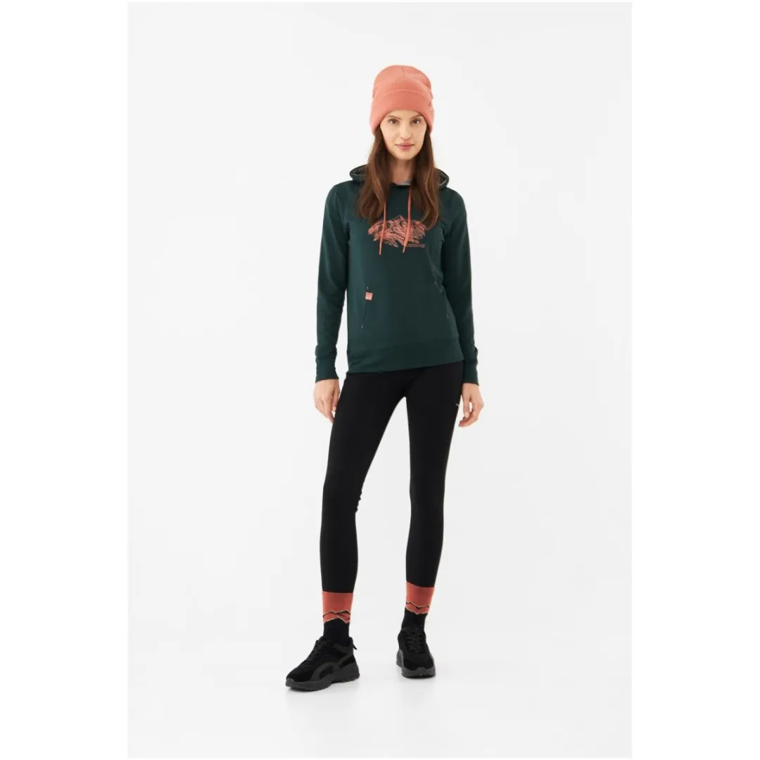 Damen Kapuzenpullover Viking Panaka grün S