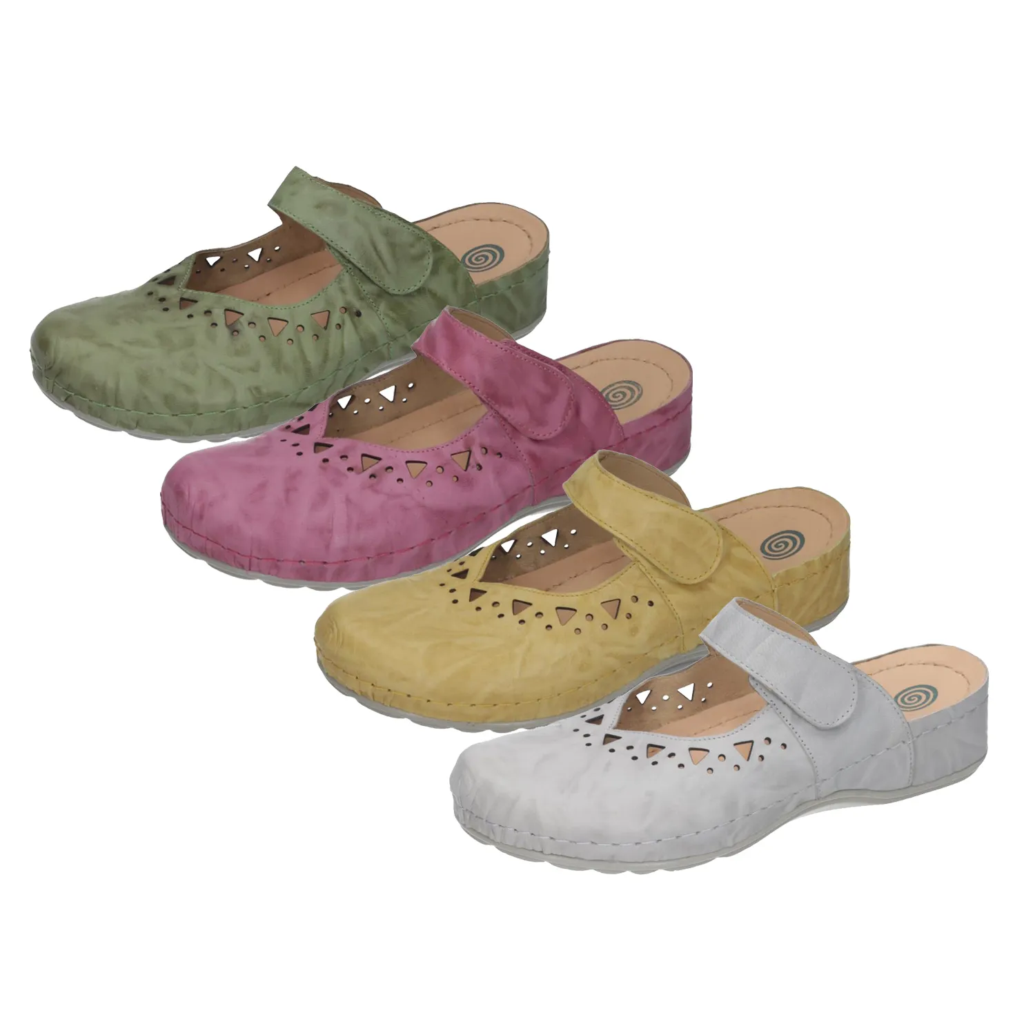 Dr. Brinkmann 701379 Schuhe Damen Clogs Pantolette Leder