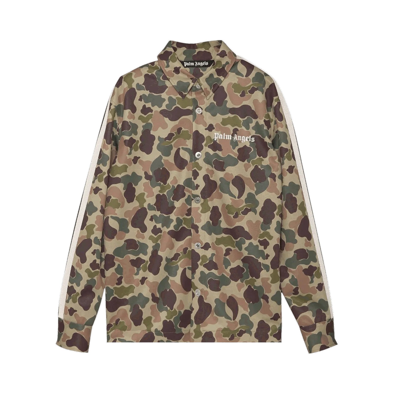 Hemd Palm Angels Camo Track Shirt PMGA104F21FAB0055601