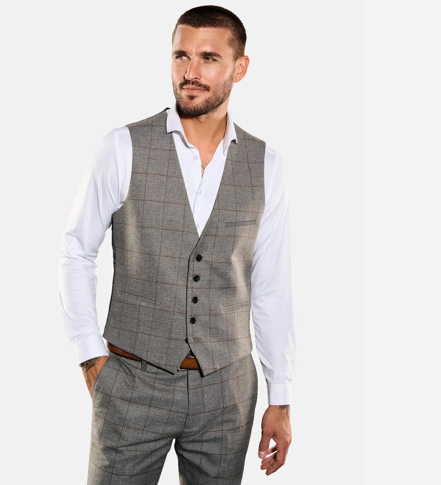 Herren emilio adani Sakko-Weste slim fit in Braun kaufen 35383