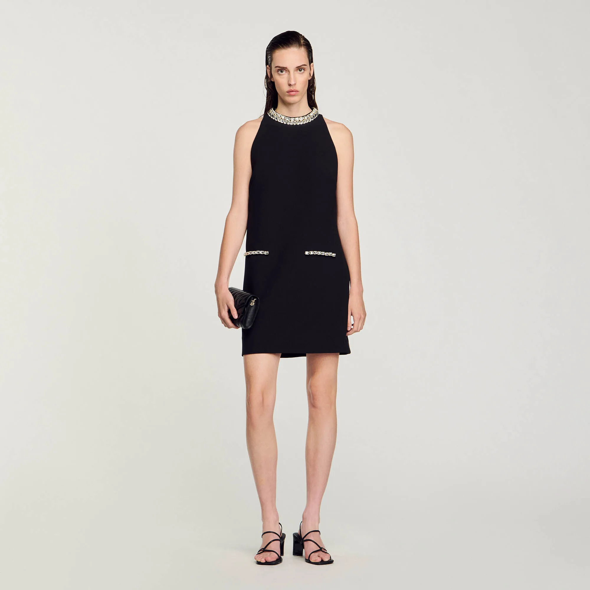 Kleid mit Strassbesatz