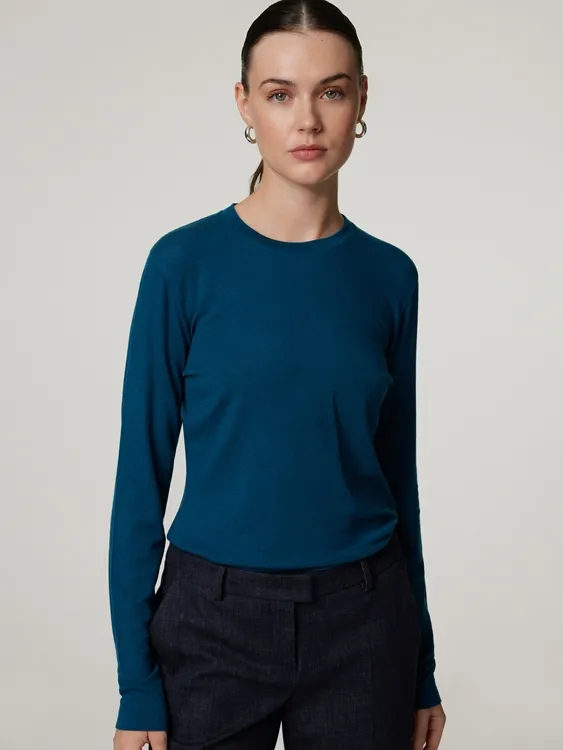 Langarmshirt mit Wolle
