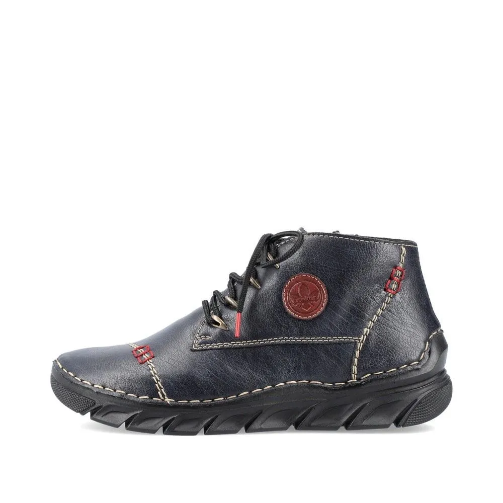 Rieker Schnürschuh blau S24 55002-14