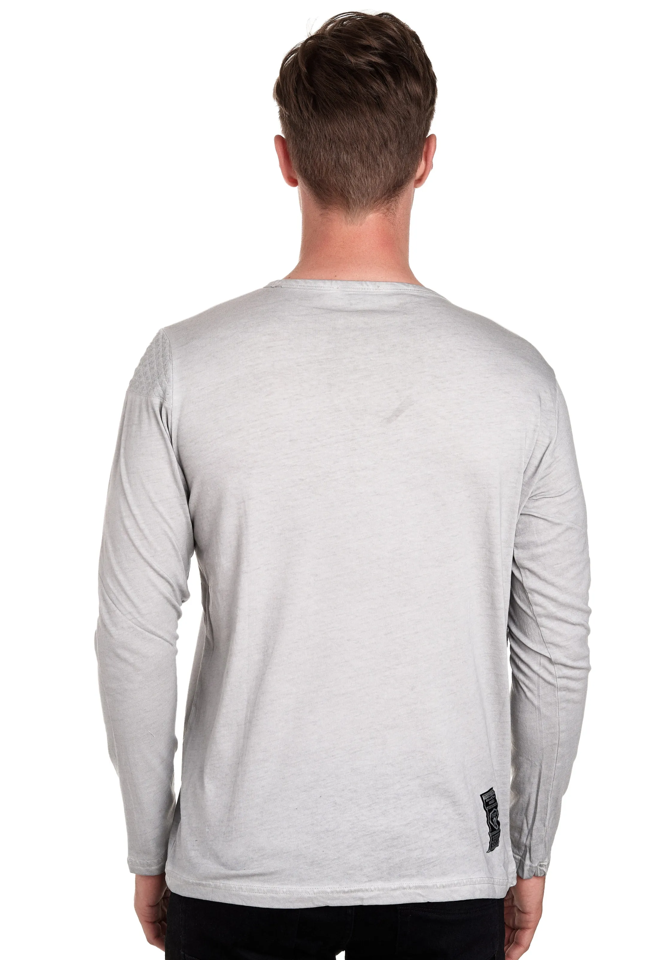 Rusty Neal Langarmshirt in Grau