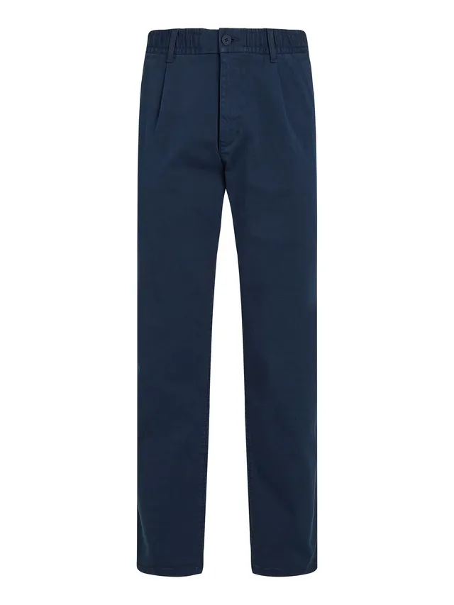 Tommy Jeans Chinohose »TJM CASUAL ELASTICATED PANT«, mit Bundfalten