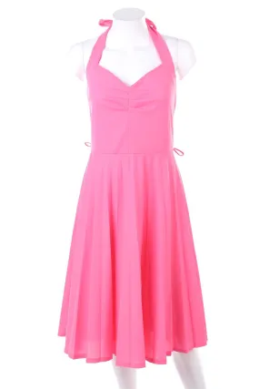 VINTAGE - Vintage-Neckholder-Kleid - D 46
